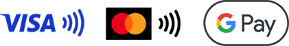 VISA Mastercard Google Pay